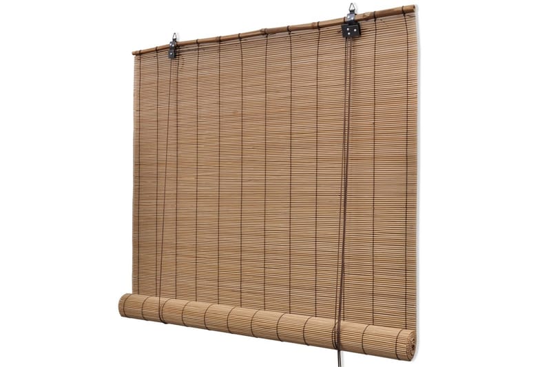Rullgardin bambu 80x220 cm brun - Natur/Brun - Rullgardin
