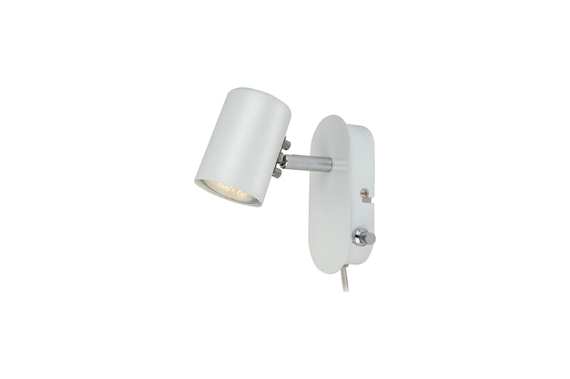 Vägglampa Balder Vit/Krom - Scan Lamps - Läslampa vägg - Sänglampa vägg - Väggarmatur - Vägglampa - Läslampa
