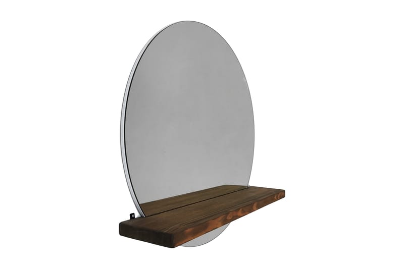 Dekorationsspegel Fechtner 70 cm - Valnöt - Hallspegel - Väggspegel