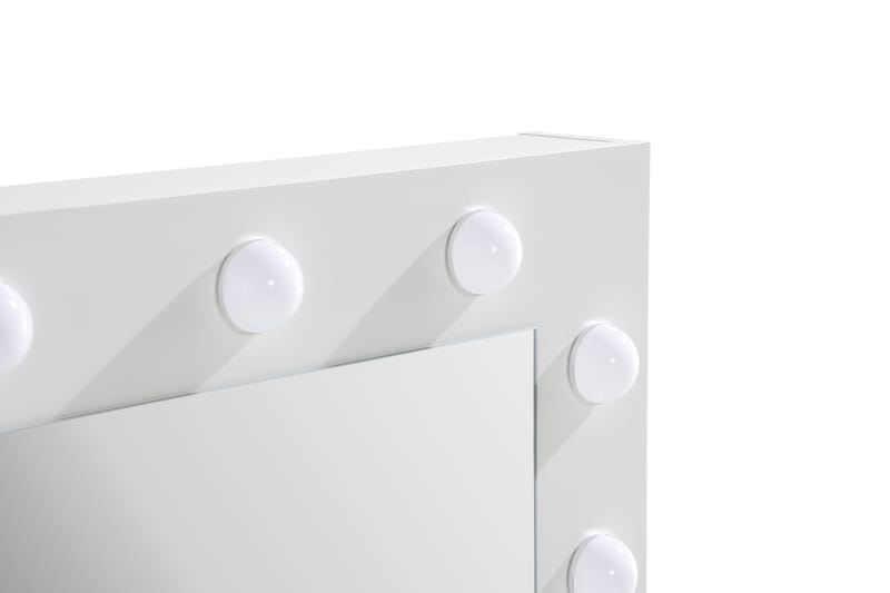 Sminkbord Lycke 94 cm med LED-Belysning - Vit - Sminkbord & toalettbord - Sminkbord med lampor
