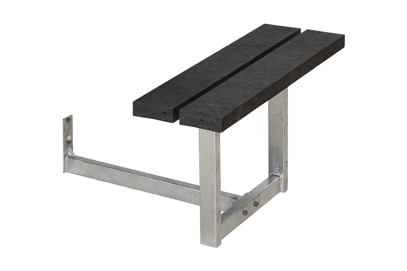 PLUS påbyggnad till Basic Bord/Bänkset 77 cm - Svart - Picknickbord